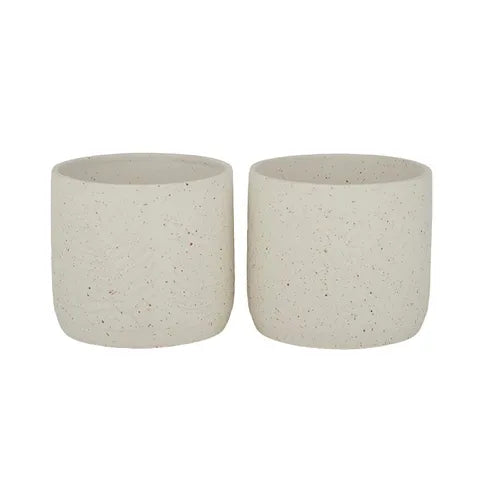 IRMA CERAMIC POT 15.5X14CM NAT Sydney's Plant Market
