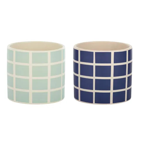 LATTICE CERAMIC POT 13.5X12CM Sydney's Plant Market