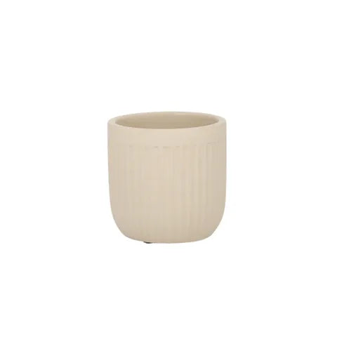 CADEL CEMENT POT 10X10CM BEIGE Sydney's Plant Market