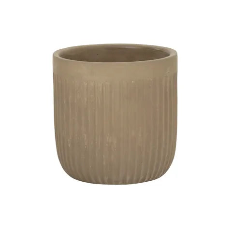 CADEL CEMENT POT 15X15CM OLIVE Sydney's Plant Market