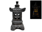 GARDEN PAGODA 26CM WITH SOLAR LIGHT