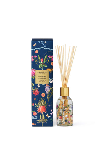 GLASSHOUSE 250ML DIFFUSER - COUNTRY COUTURE Sydney's Plant Market