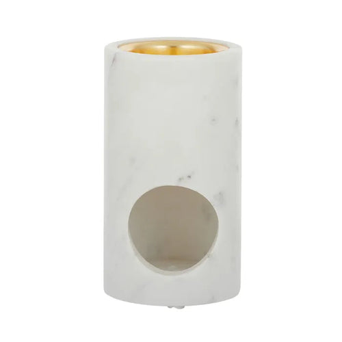KIT MARBLE OIL BURNER 8X14CM WHITE Sydney's Plant Market