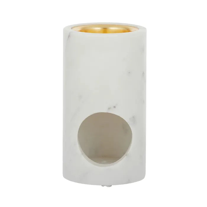 KIT MARBLE OIL BURNER 8X14CM WHITE