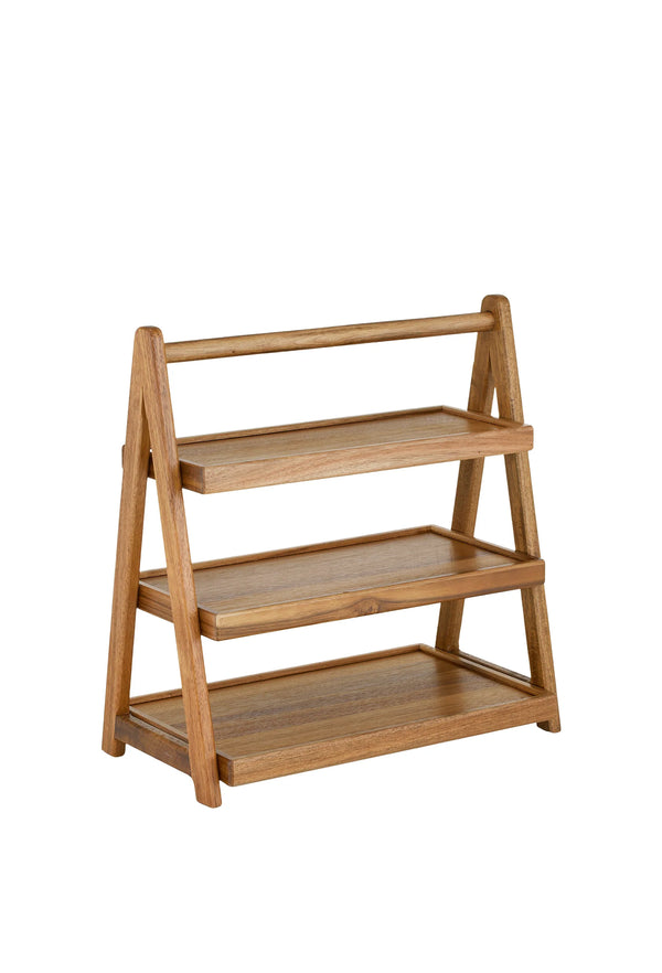 GUSTO WOOD 3 TIER SHELF 40X23X42 NATURAL