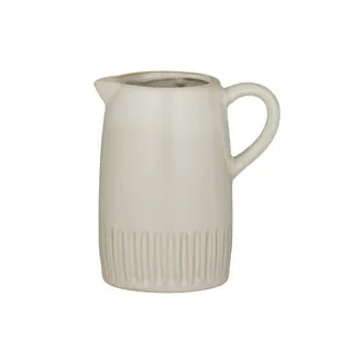 BISTROT WHITE CERAMIC JUG Sydney's Plant Market