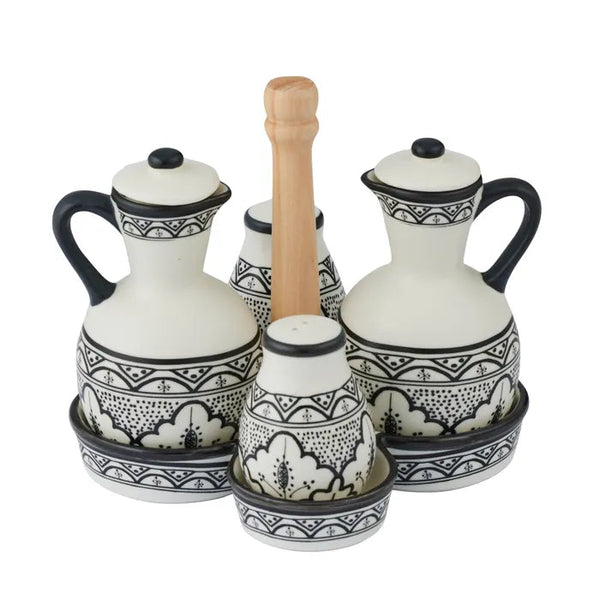 ALEAH CERAMIC 5PC CRUET SET Sydney's Plant Market