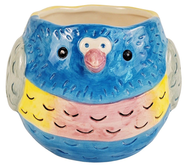 Loriekeet Bird Planter Colourful 12cm Sydney's Plant Market