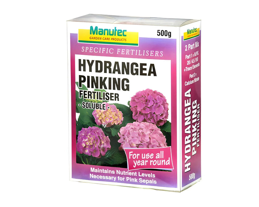 MANUTEC HYDRANGEA PINKING AGENT 500G Sydney's Plant Market