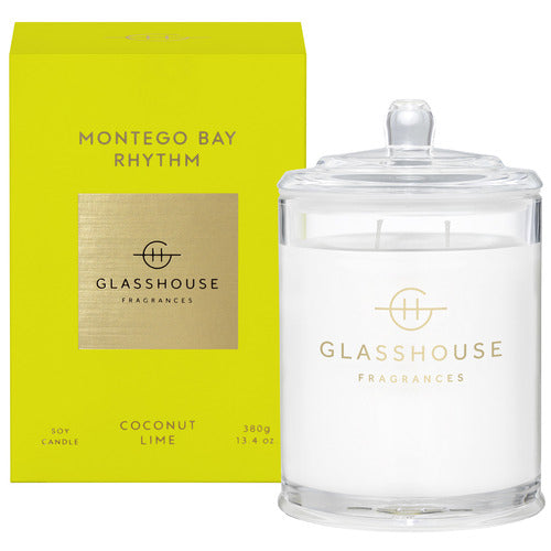GLASSHOUSE FRAGRANCE CANDLE MONTEGO BAY RHYTHM 380G Sydney's Plant Market