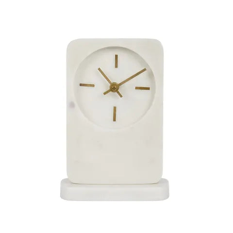 MATEO MARBLE DESK CLOCK Sydney's Plant Market
