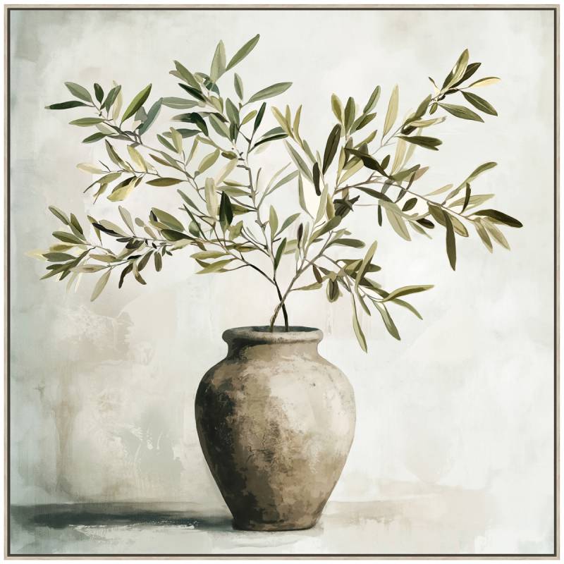 OLIVE IN VASE ARTWORK