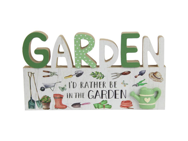 GARDEN PLAQUE