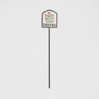 SET OF 8 CAST IRON HERB GARDEN STAKES