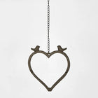 HANGING HEART BIRD FEEDER