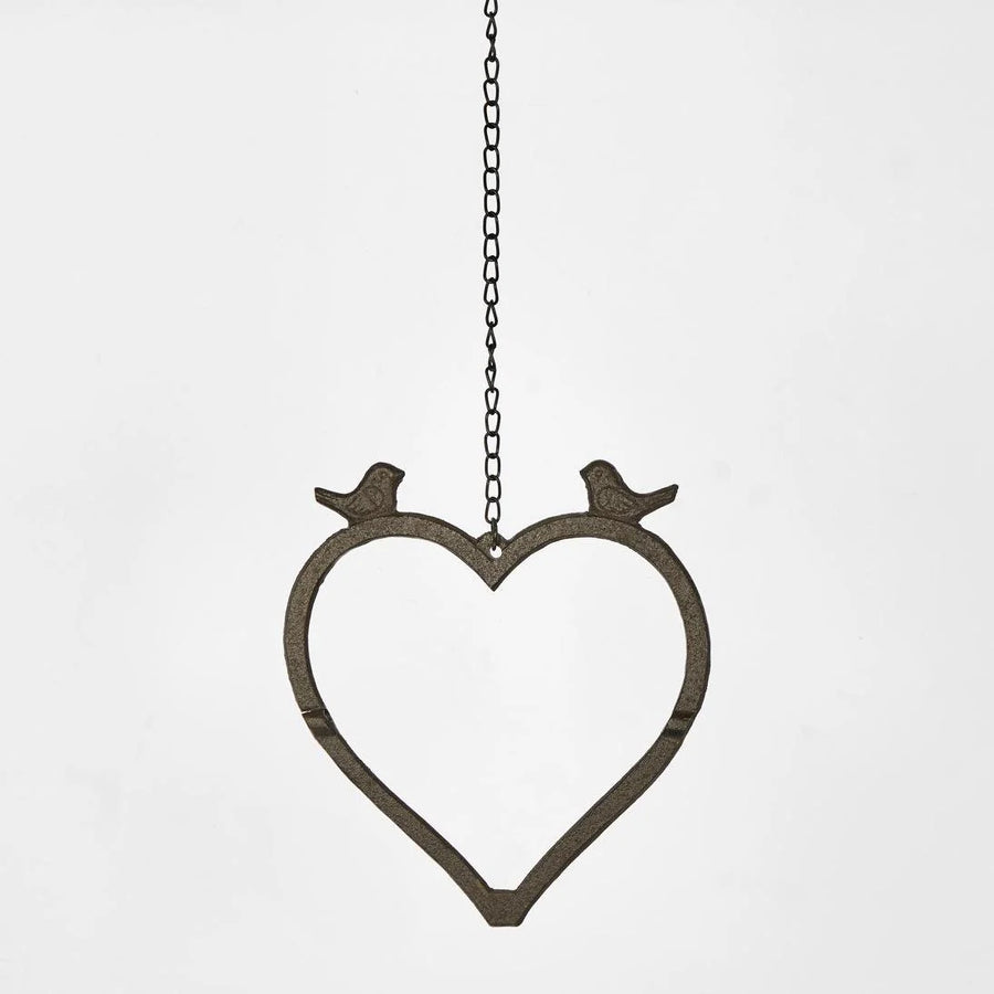 HANGING HEART BIRD FEEDER