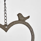 HANGING HEART BIRD FEEDER