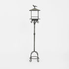 RUSTIC BLACK BIRD FEEDER