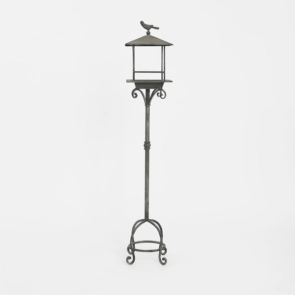 RUSTIC BLACK BIRD FEEDER
