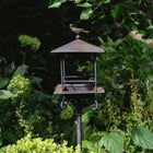 RUSTIC BLACK BIRD FEEDER