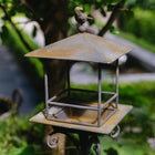 RUSTIC BLACK BIRD FEEDER