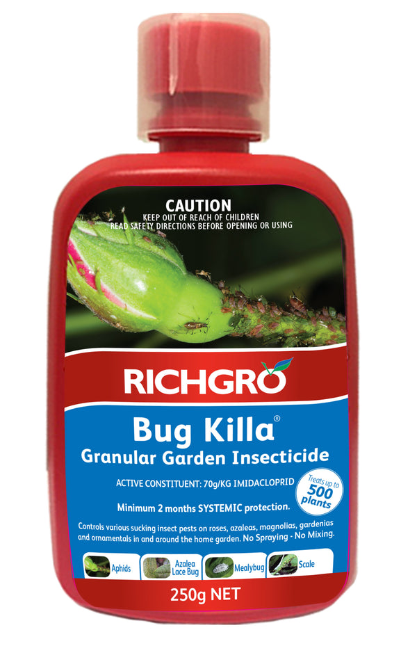 RICHGRO BUG KILLA GRANULAR GARDEN INSECTICIDE 250G