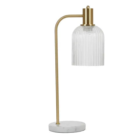 SHALA METAL TABLE LAMP 20X52CM GOLD Sydney's Plant Market