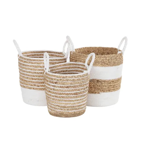 MEYA Set of 3 MAIZE BASKETS Sydney's Plant Market