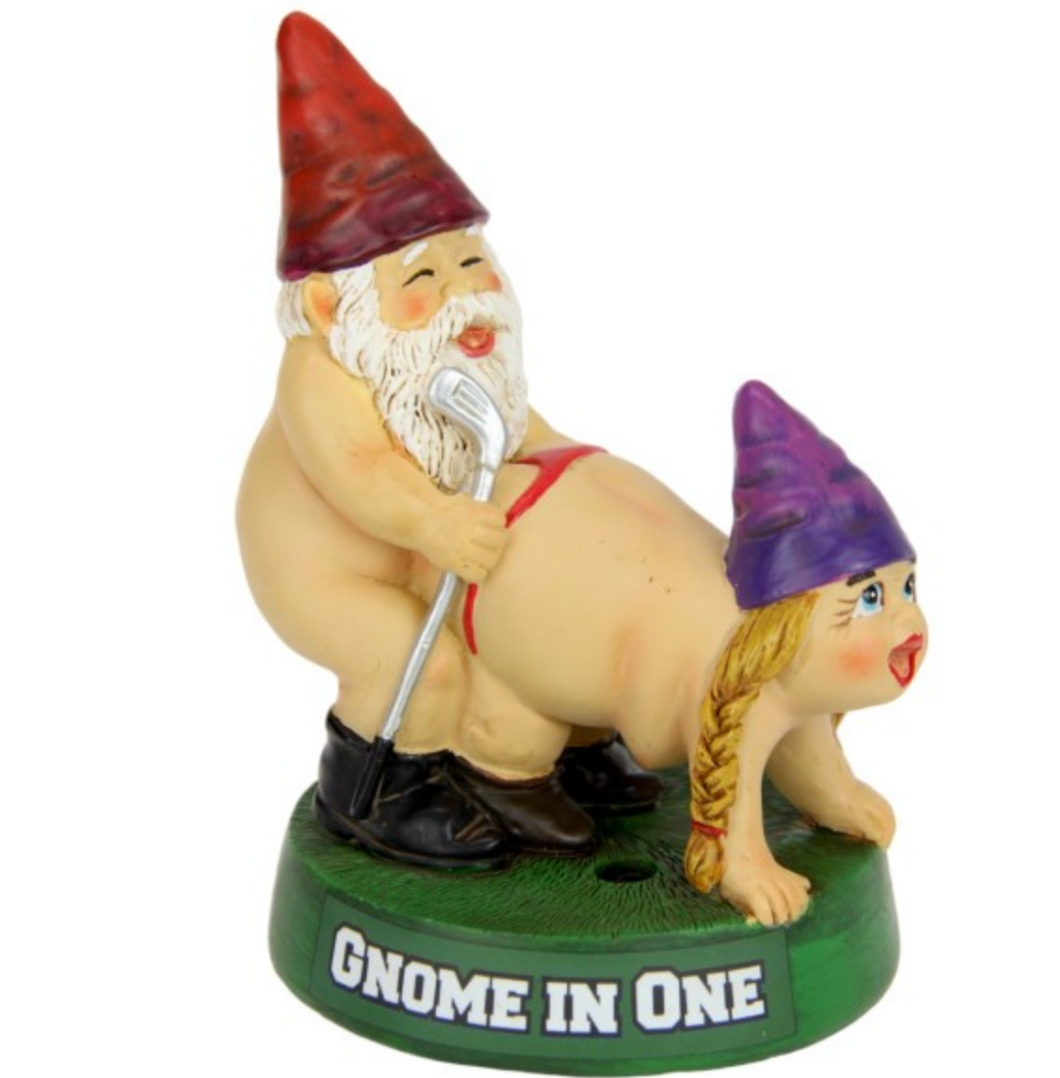 11CM RUDE GNOME COUPLE GNOME iN ONE