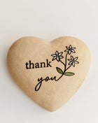 Thank You Boxed Heart Stone Sand 9x7cm Sydney's Plant Market