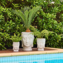 Load image into Gallery viewer, BALINESE PLANTER - WHITE

