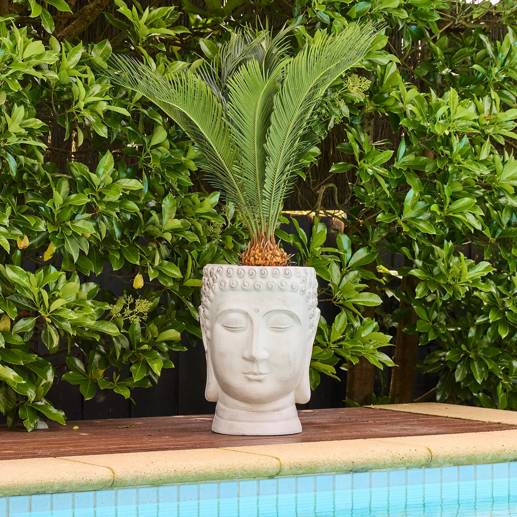 BALINESE PLANTER - WHITE