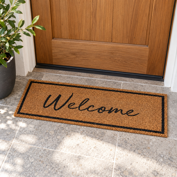 WELCOME BLACK MAT