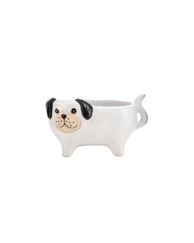 PUG WHITE POT