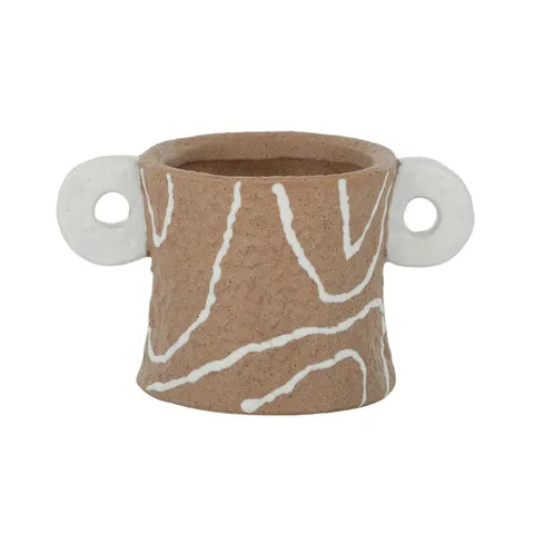 AHANU CERAMIC POT W HANDLES Sydney's Plant Market