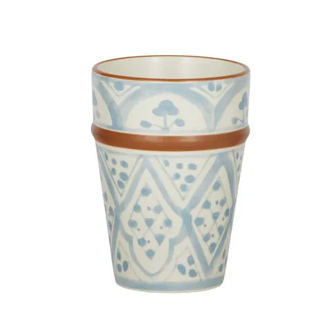 ALEAH CERAMIC LATTE CUP 8X8X11CM BLUE Sydney's Plant Market
