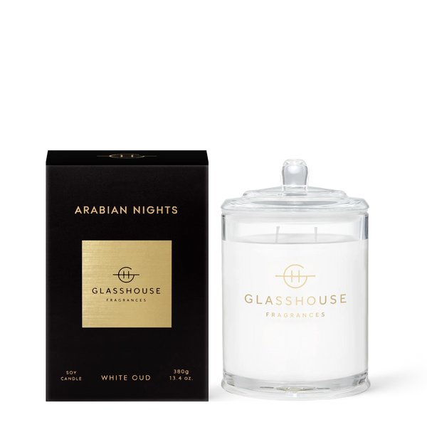 Glasshouse Fragrance Candle - Arabian Nights Sydney's Plant Market