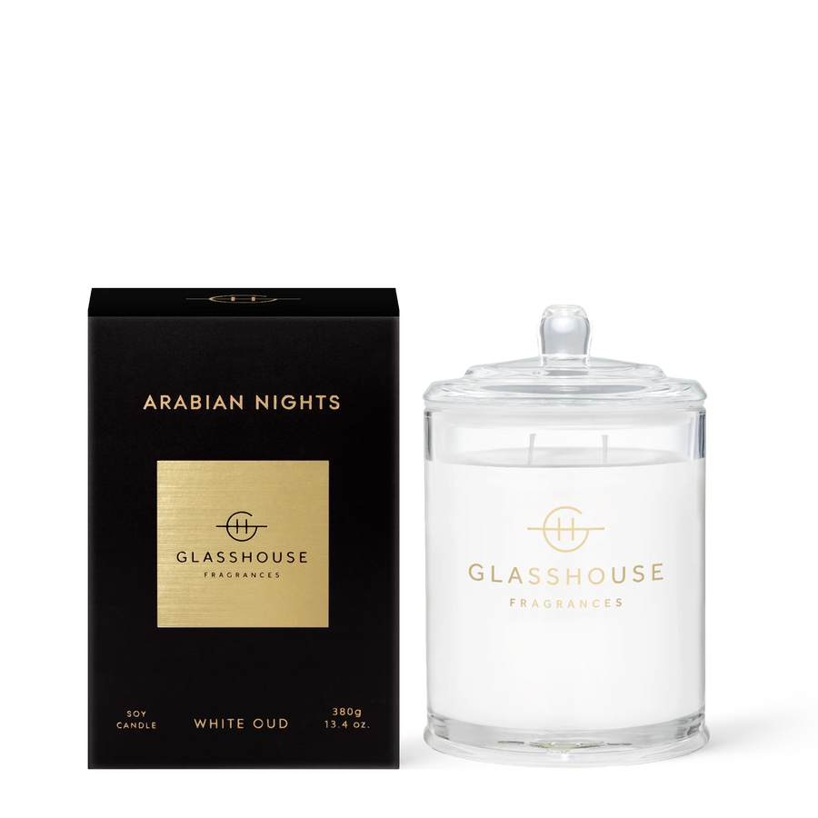 Glasshouse Fragrance Candle - Arabian Nights Sydney's Plant Market