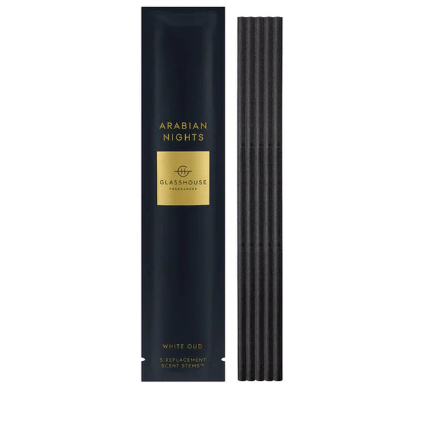 GLASSHOUSE FRAGRANCE 5 REPLACEMENTS SCENT STEMS ARABIAN NIGHTS Sydney's Plant Market