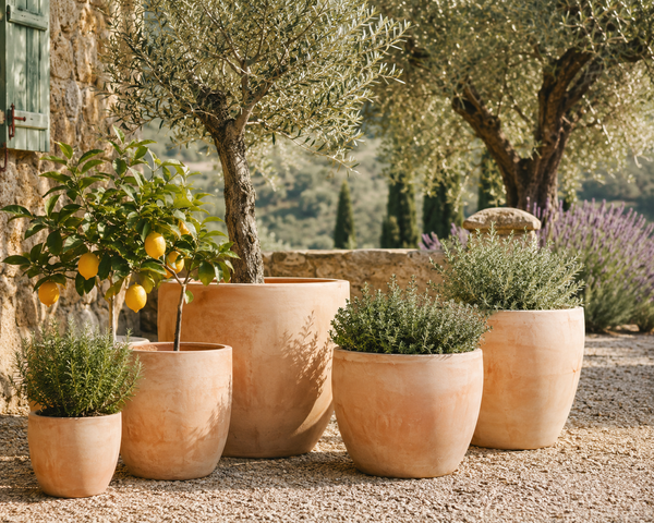 TERRACOTTA EGG POT