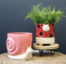 Load image into Gallery viewer, LUCKY SNAIL PLANTER
