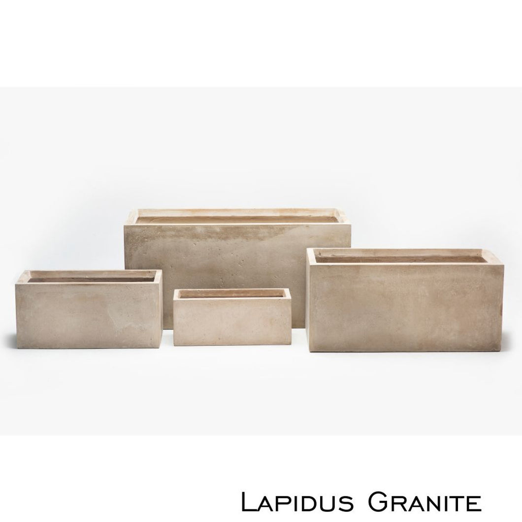 BISCAY FIBRECLAY TROUGH PLANTER