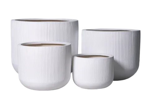 BOWEN WHITE PLANTER POT