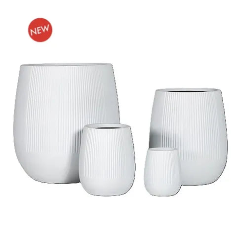 BRIAR TUB WHITE POT PLANTER