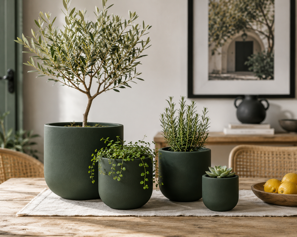 DUNE TUB SANDY GREEN POT