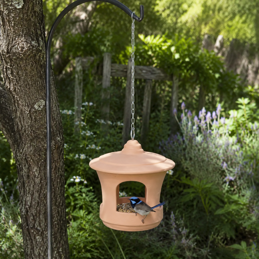 TERRACOTTA AVIAN HUTCH BIRD FEEDER