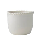 CORDOBA CERAMIC POT 25X20CM WHITE