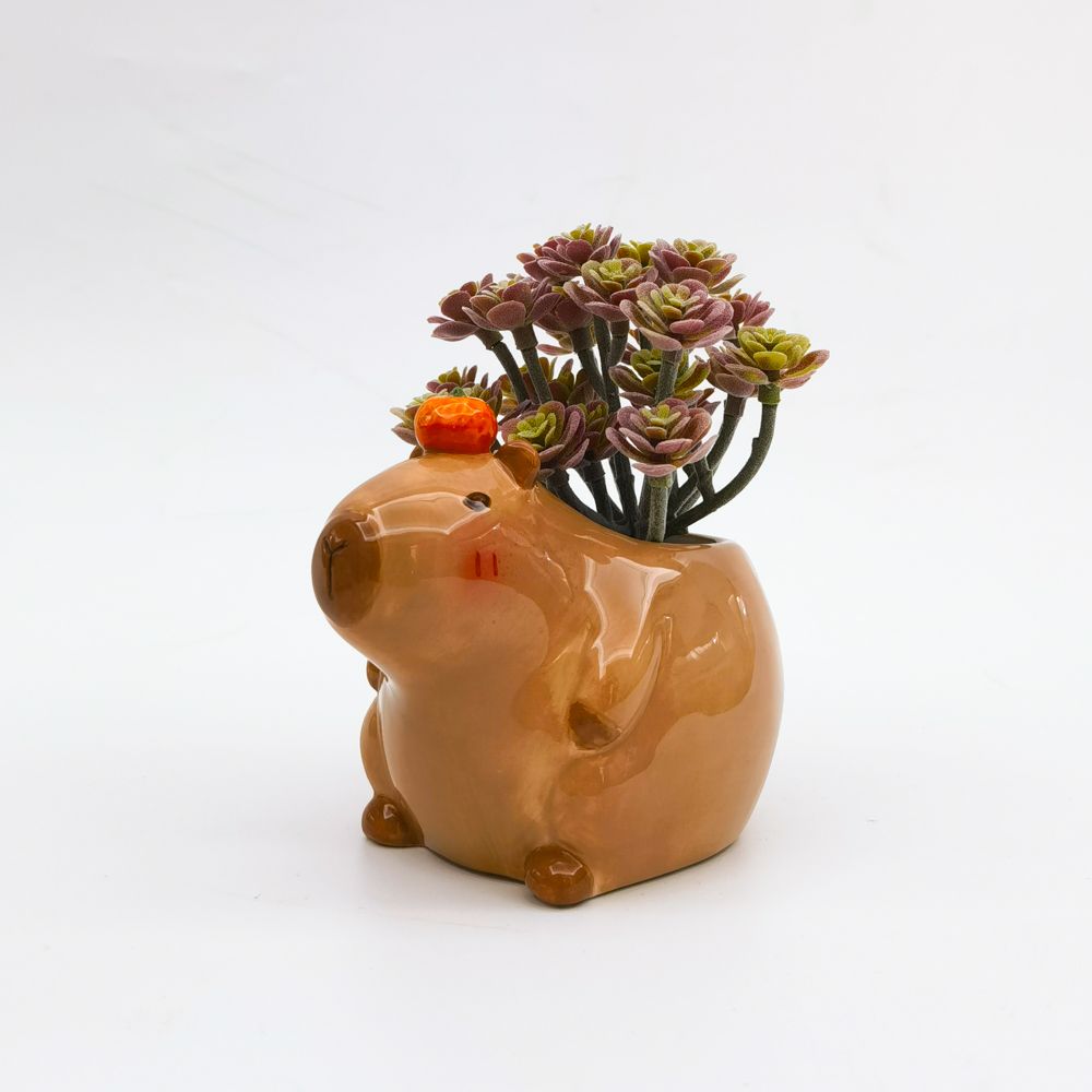 CAPYBARA PLANTER BROWN