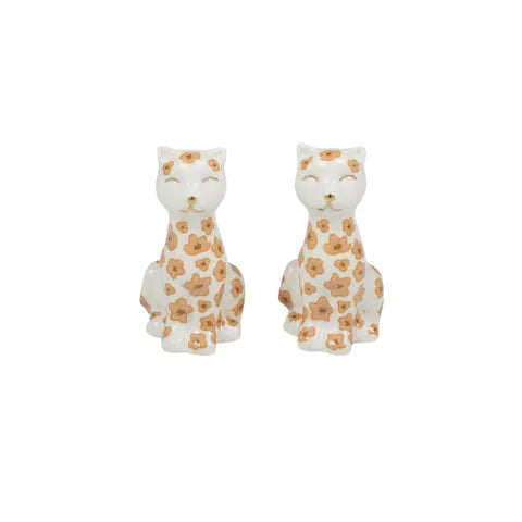 CISSY S/2 CERAMIC CAT S&P 6X4X8CM Sydney's Plant Market