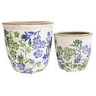 BOTANICAL BLUE PLANTERS